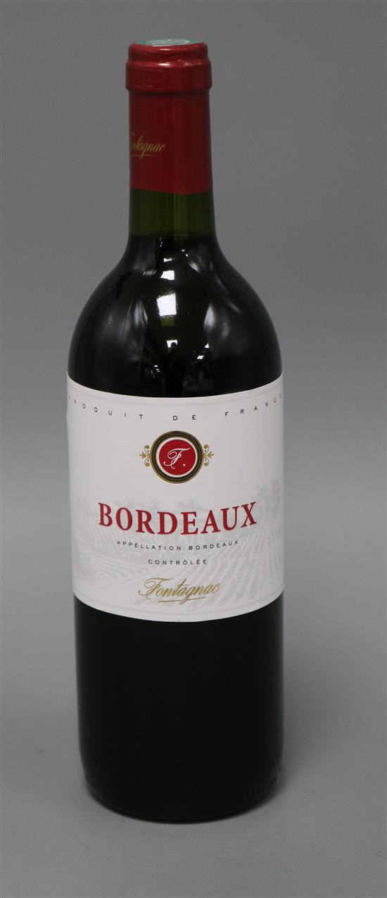 Six bottles of Bordeaux Fontagnac